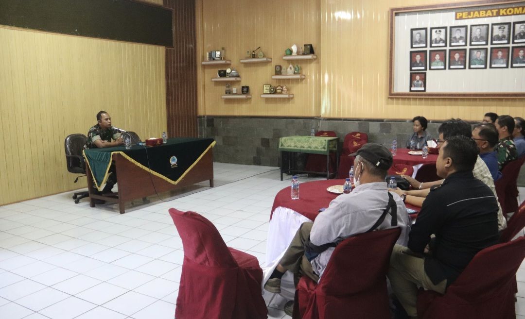 Baru Menjabat, Dandim Sleman Letkol Inf Yusuf Ingin Jaga Sinergitas dengan Awak Media