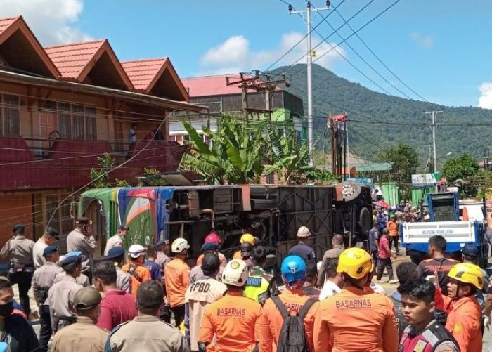Polisi Duga Rem Blong Jadi Penyebab Kecelakaan Maut Bus di Padang
