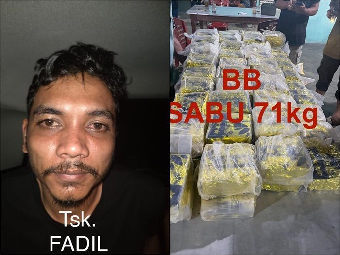 Bareskrim Tangkap Kurir Narkoba di Jambi, Bawa 71 Sabu Pakai Truk Modifikasi