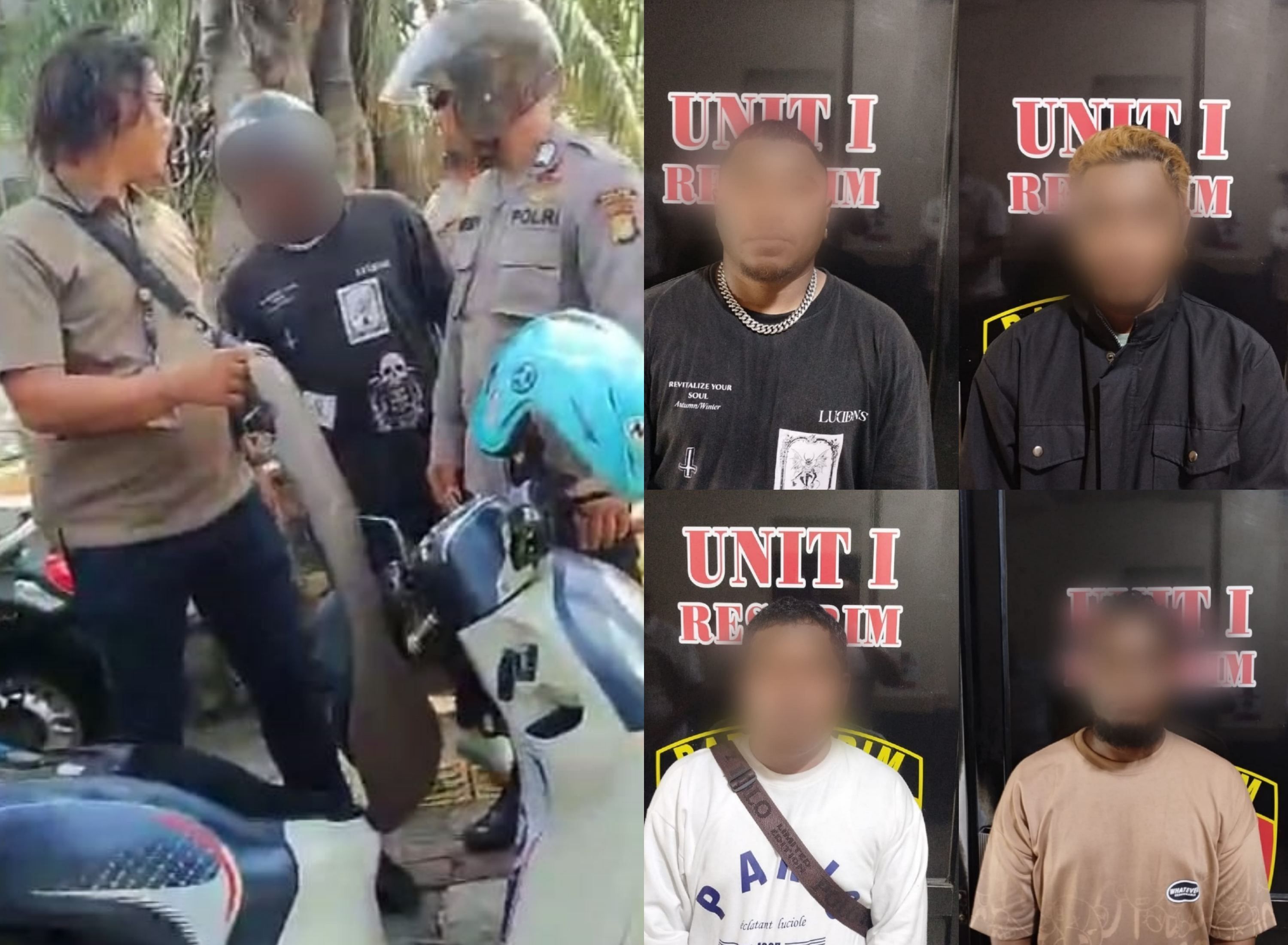  Operasi Premanisme, Polsek Cengkareng Gulung 4 Mata Elang Kerap Resahkan Masyarakat
