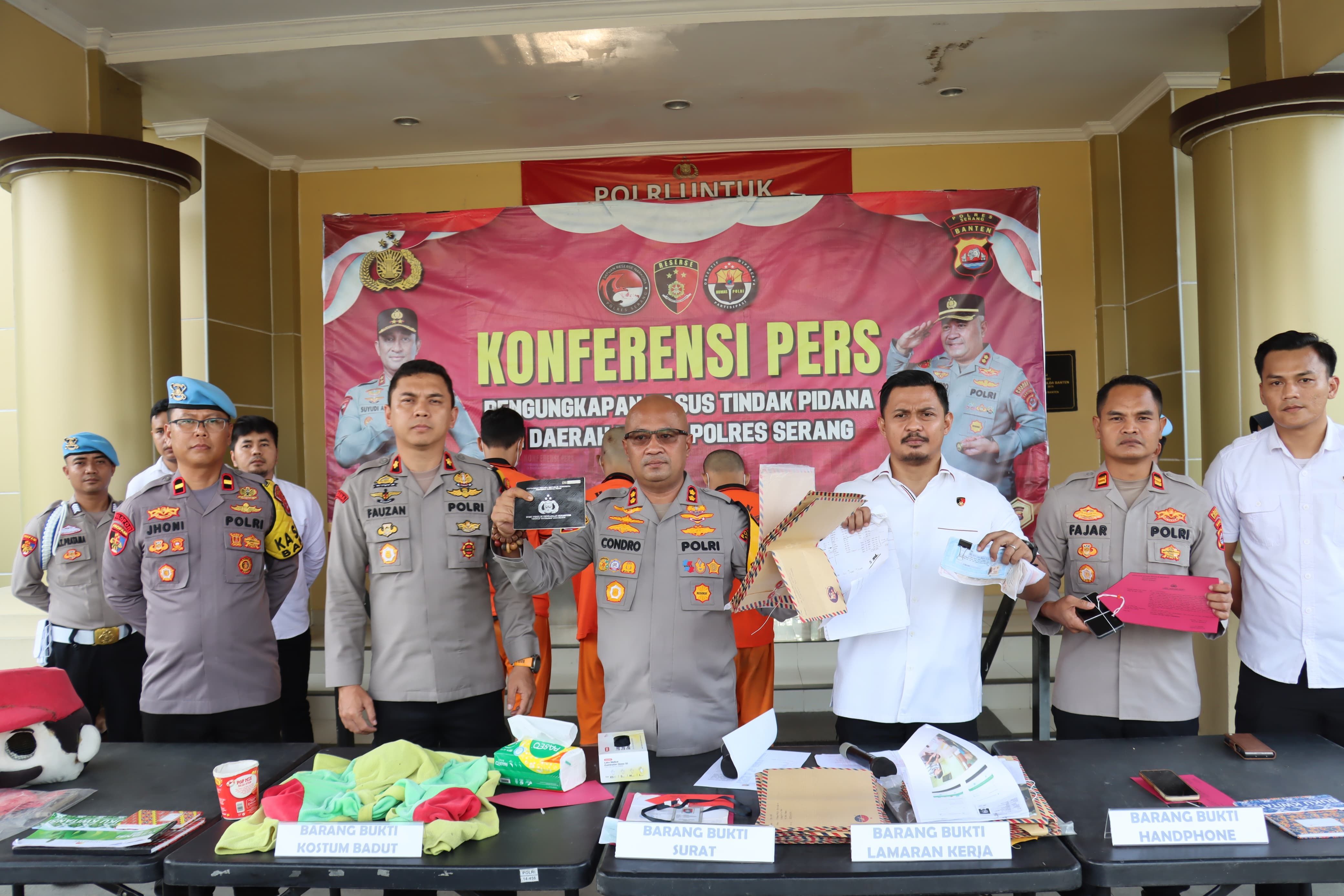 Sebanyak 66 Preman Diamankan Polisi di Serang Banten