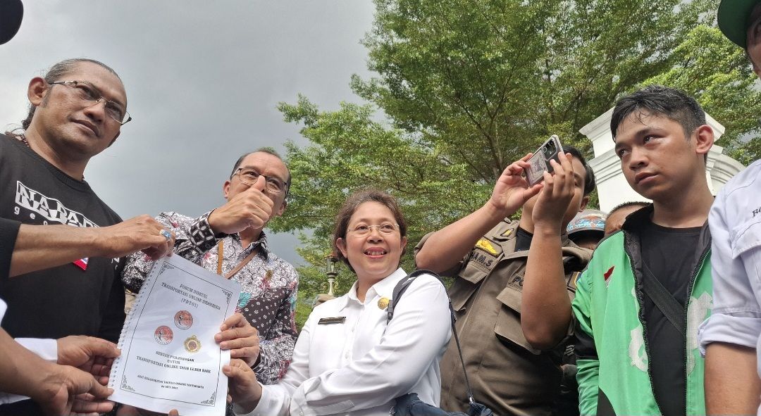 Temui Massa Aksi Ojol, Sekda DIY Kirim Pesan Ini