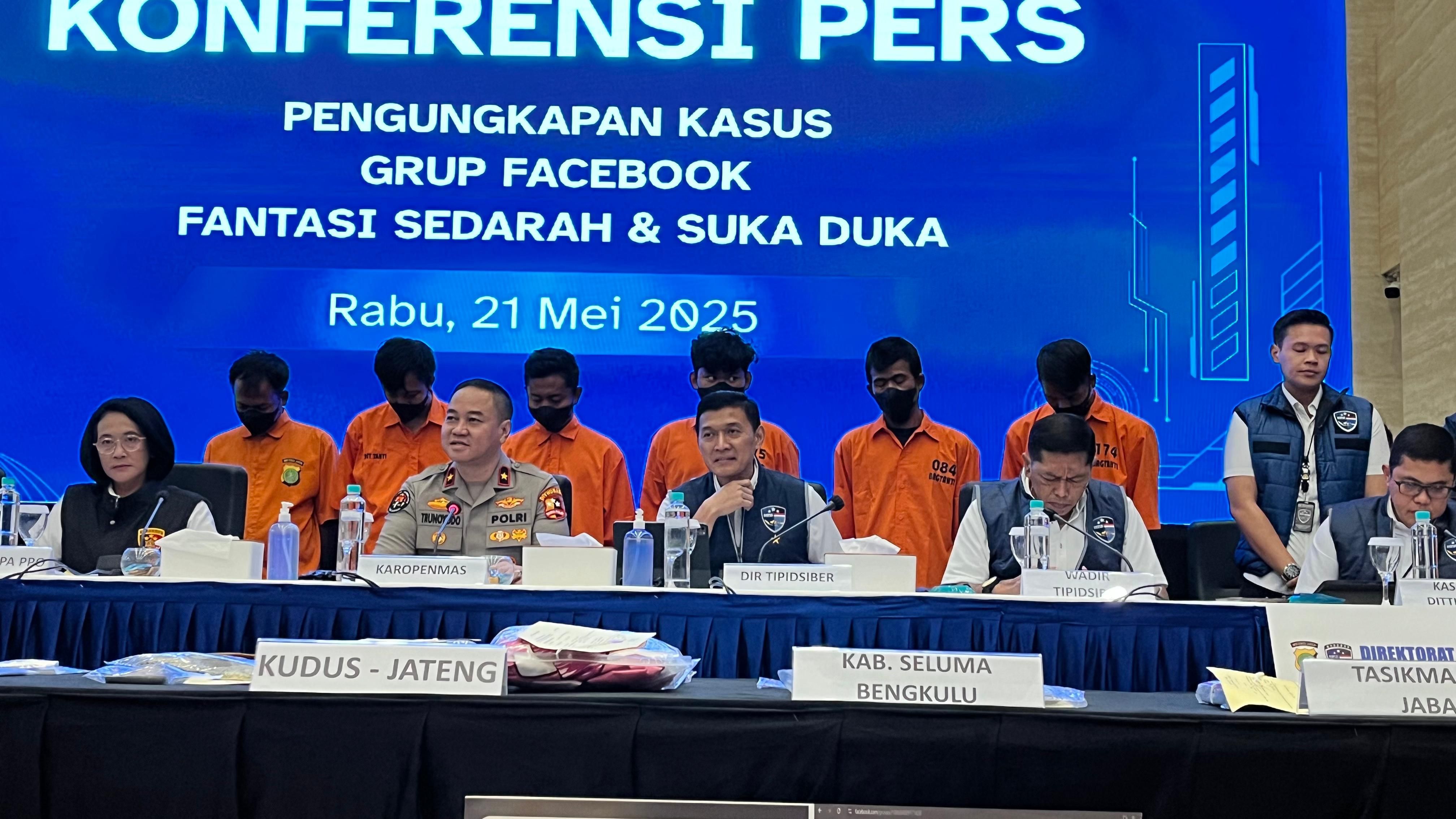 Begini Peran Masing-masing 6 Tersangka Kasus Grup Facebook Fantasi Sedarah