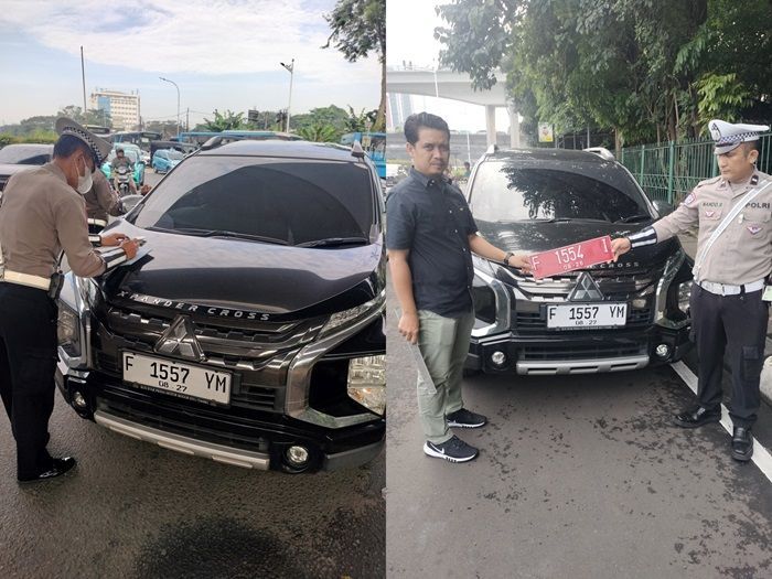 Diduga Pakai Pelat Palsu untuk Hindari Gage di Jakarta, Mobil Dinas Pemkab Bogor Ditilang
