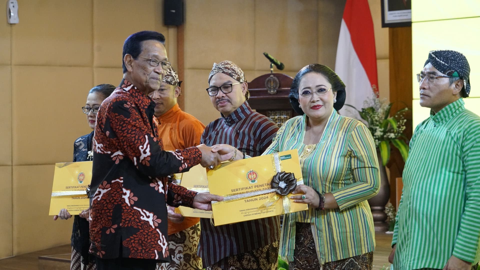 Gubernur DIY Serahkan Sertifikat Warisan Tak Benda Kepada Gunungkidul 