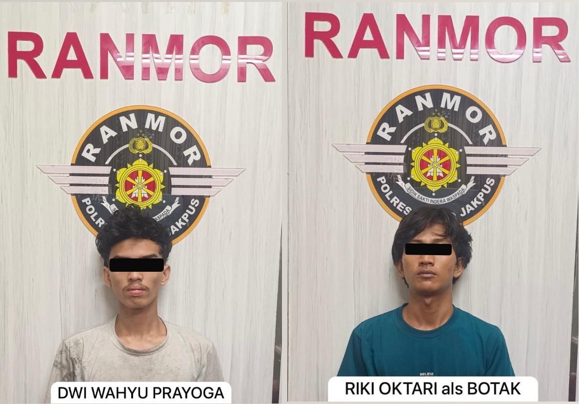 Jambret Handphone ASN, Dua Pelaku Ditangkap di Jakarta Utara 