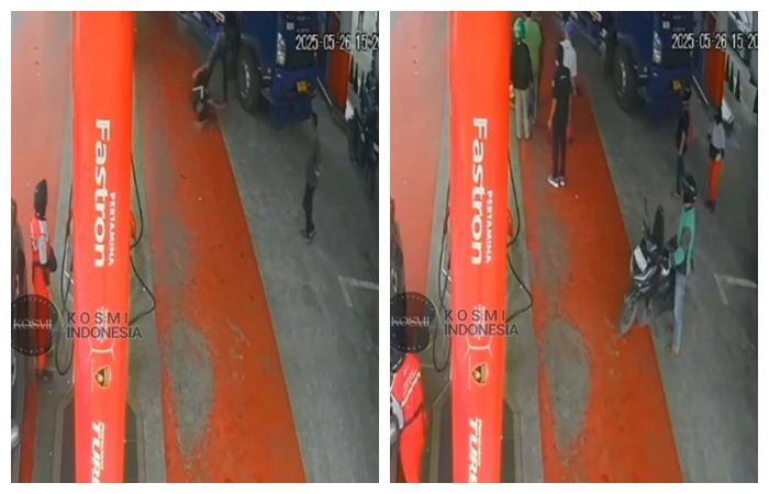 Viral Sopir Jatuh Ditarik dari Truk Oleh Pemotor Akibat Senggolan di Bekasi, Pelaku Ditangkap Polisi