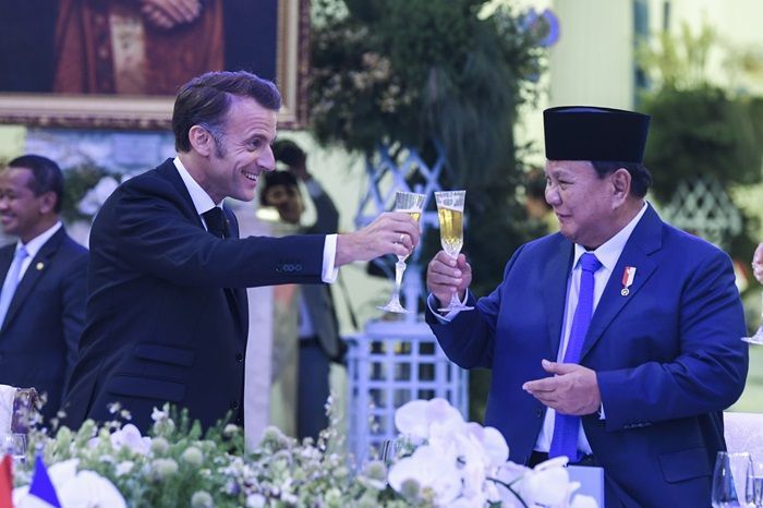 Istana Bantah Minuman Alkohol di Jamuan Prabowo–Macron: Itu Sari Apel
