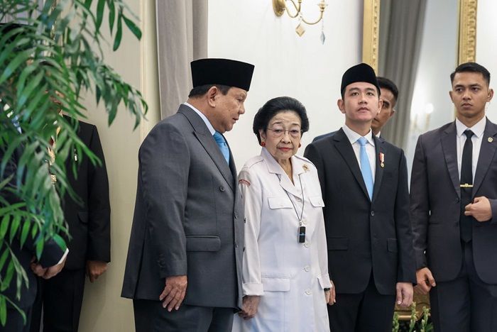 Momen Hangat Presiden Prabowo dan Megawati Saling Lempar Candaan di Upacara Peringatan Hari Lahir Pancasila