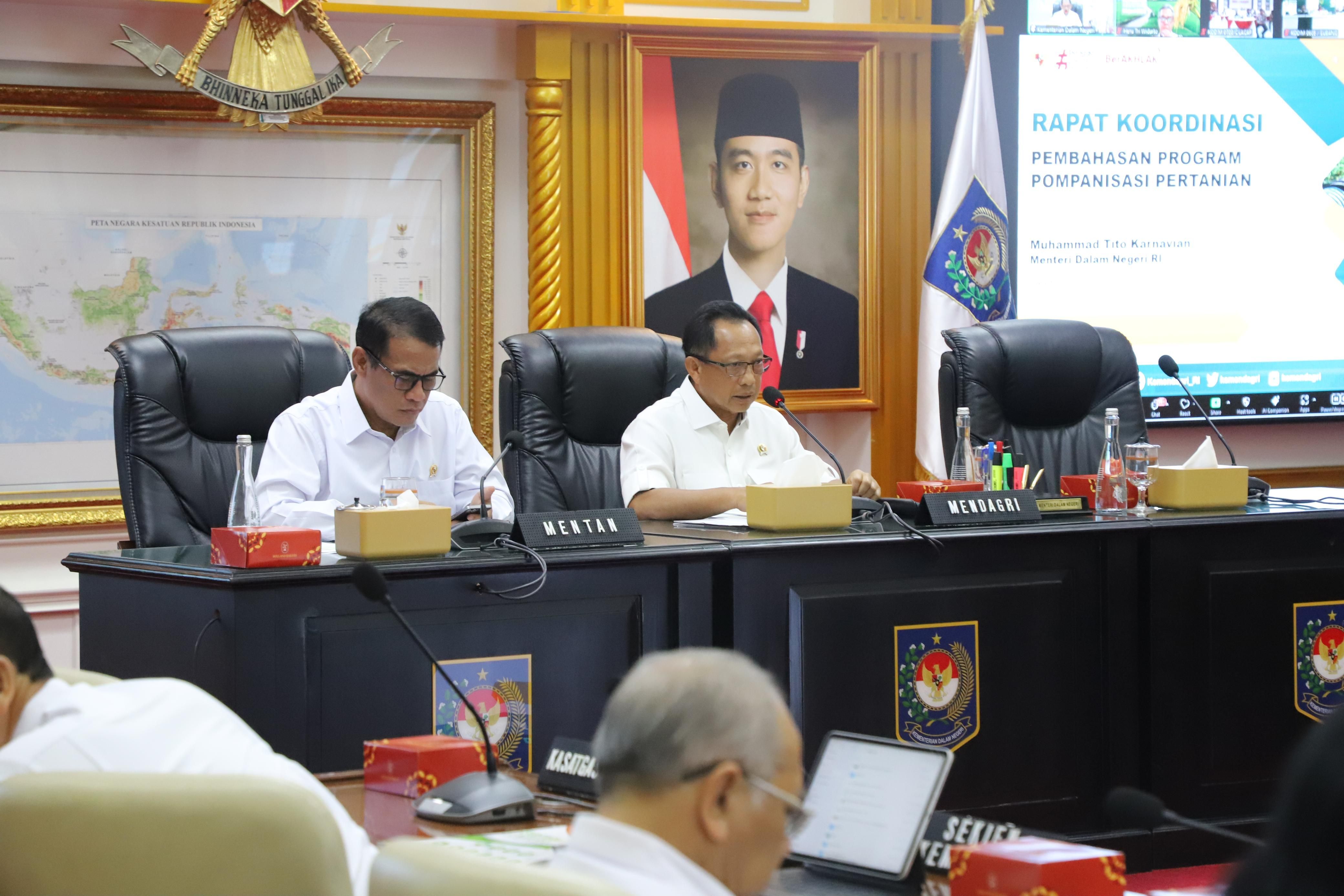 Mendagri: Hadapi Kemarau 2025, Pemda Harus Bergerak Cepat Wujudkan Swasembada Pangan