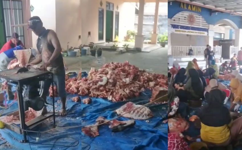 Luar Biasa! Satu Desa di Banyuwangi Potong 182 Sapi dan 96 Kambing, Tiap Warga Dapat 4 Kg