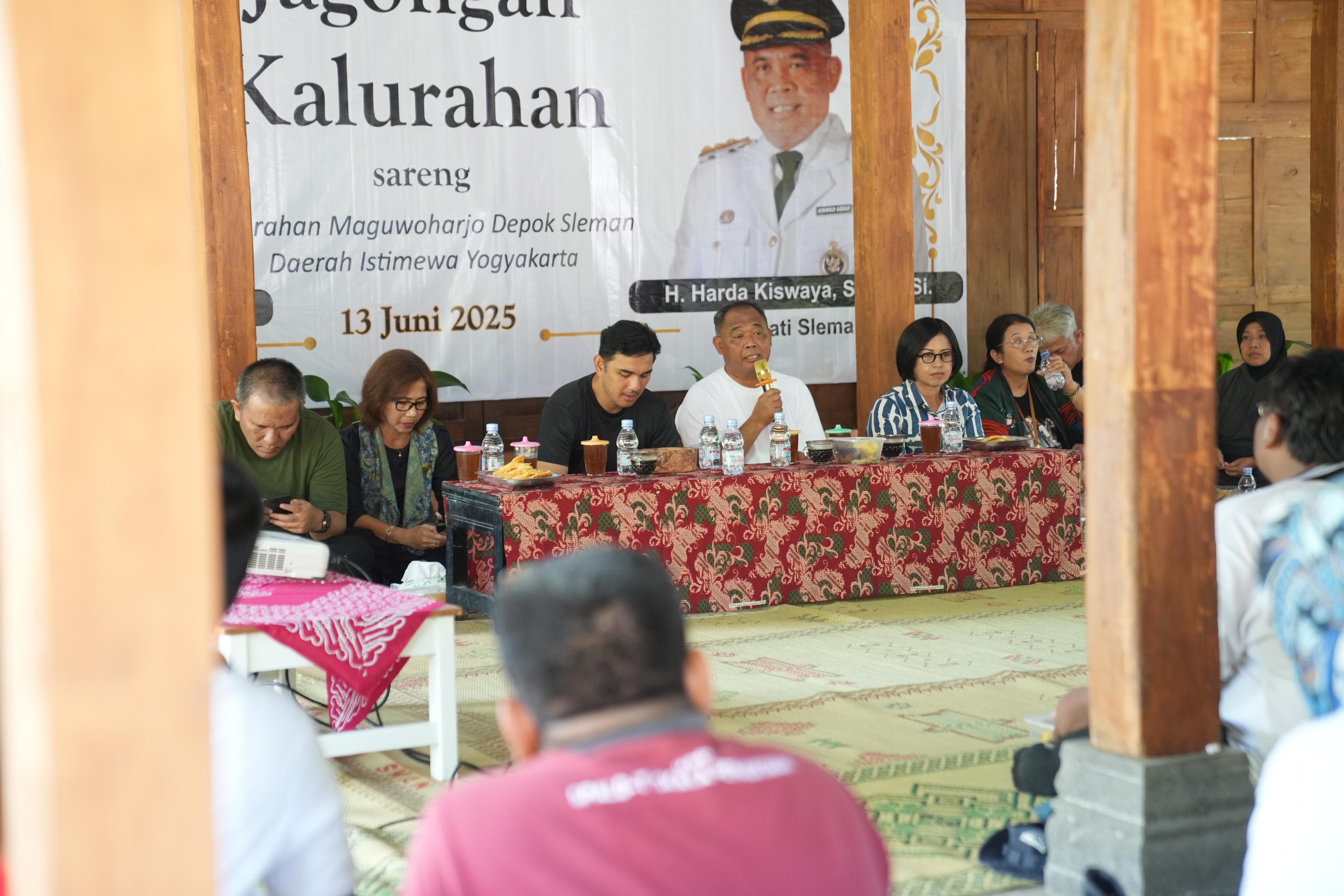 Pesan Bupati Sleman Harda Kiswaya Dalam Acara Jagongan Kalurahan, Salah Satunya Singgung TKD