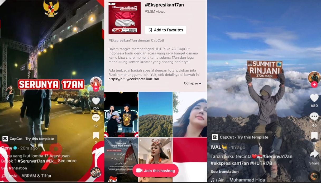 Serunya Bikin Video di CapCut Tema Kemerdekaan Bisa Nambah Cuan