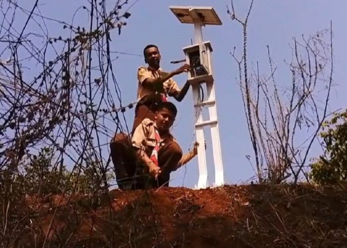 Keren! Siswa SMK di Purwakarta Ciptakan Alat Pendeteksi Longsor, Bisa Dipantau Real Time