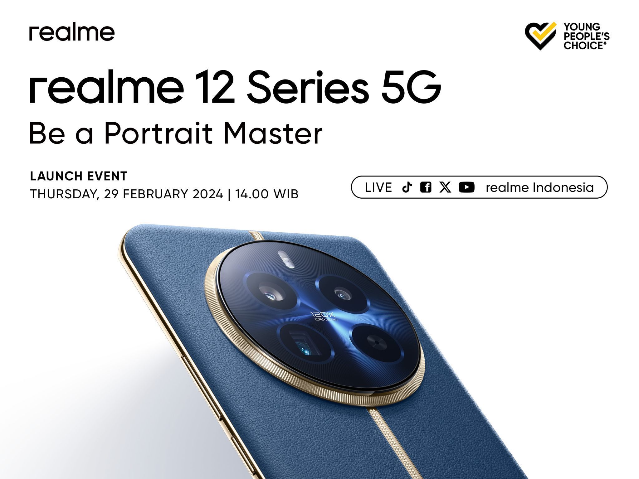 realme 12 Series 5G dengan Lensa Telefoto Periskop Segera Meluncur di Indonesia pada 29 Februari