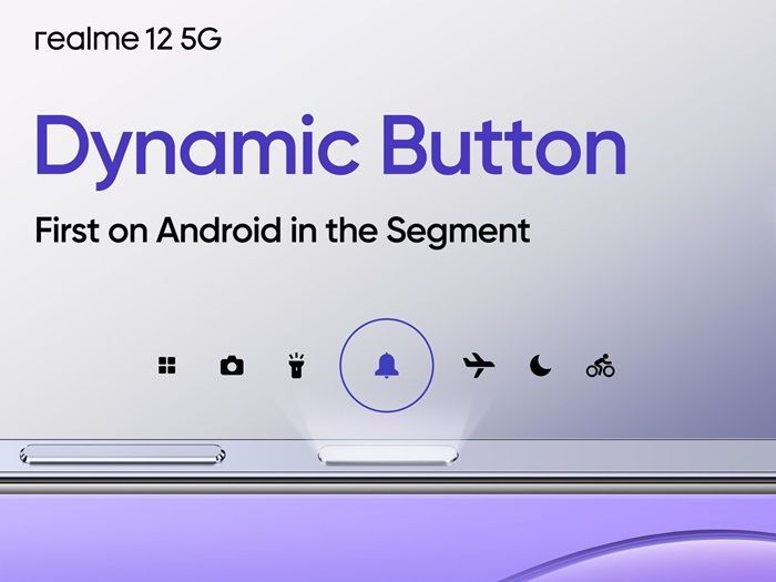 realme 12 5G akan Hadirkan Dynamic Button Pertama di Segmennya