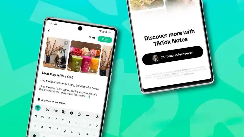 TikTok Notes Siap Tantang Instagram dengan Platform Berbagi Foto