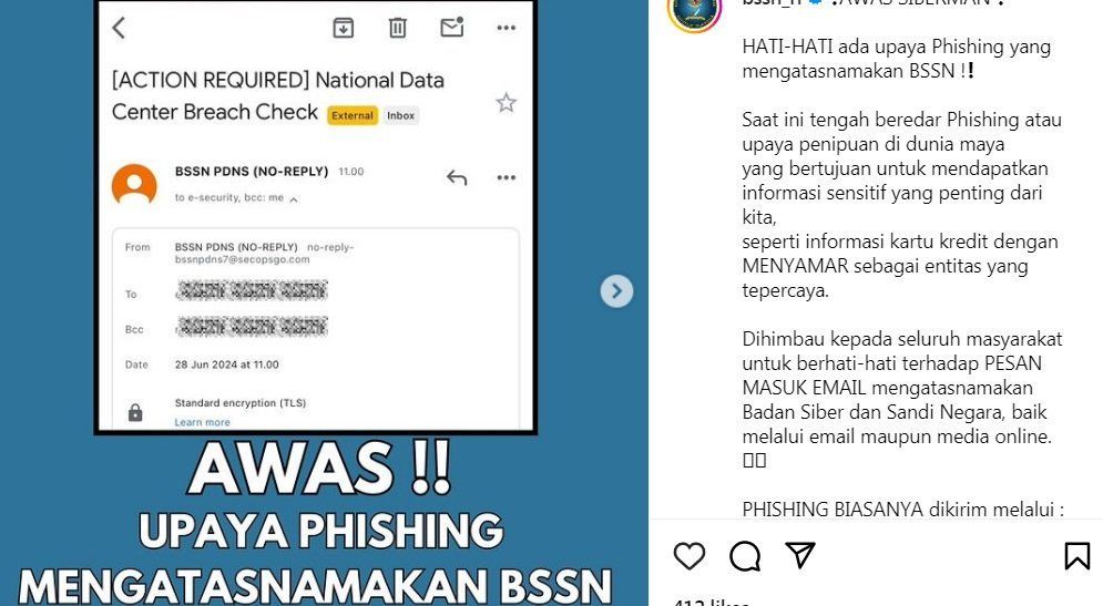 Hati-Hati Upaya Phising Mengatasnamakan BSSN Begini Cara Kerja Penipu