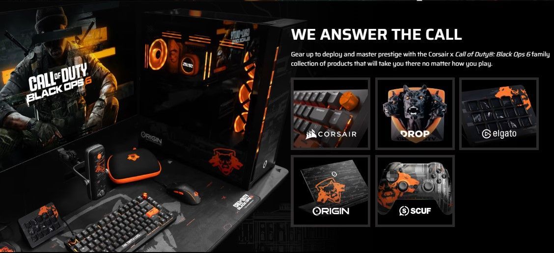 Corsair Merilis Perangkat Edisi Khusus Call of Duty: Black Ops 6, Tampilannya Benar-Benar Gokil