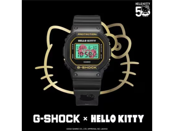 Casio dan Hello Kitty Kolaborasi Rayakan HUT Ke-50 Jam G-Shock