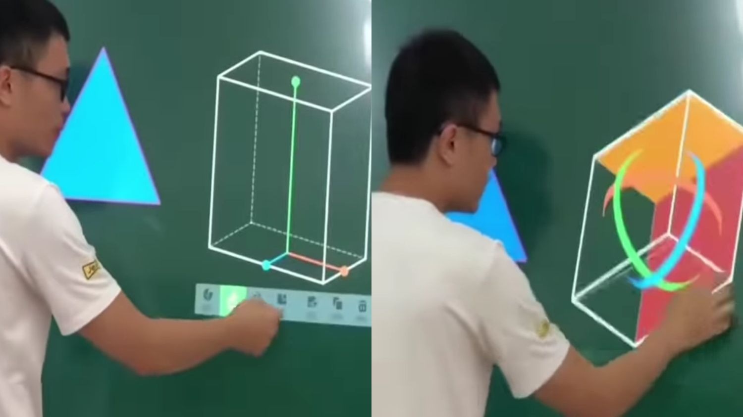 Inspiratif, Guru di China Gunakan Papan Tulis Layar Sentuh untuk Mengajar Matematika