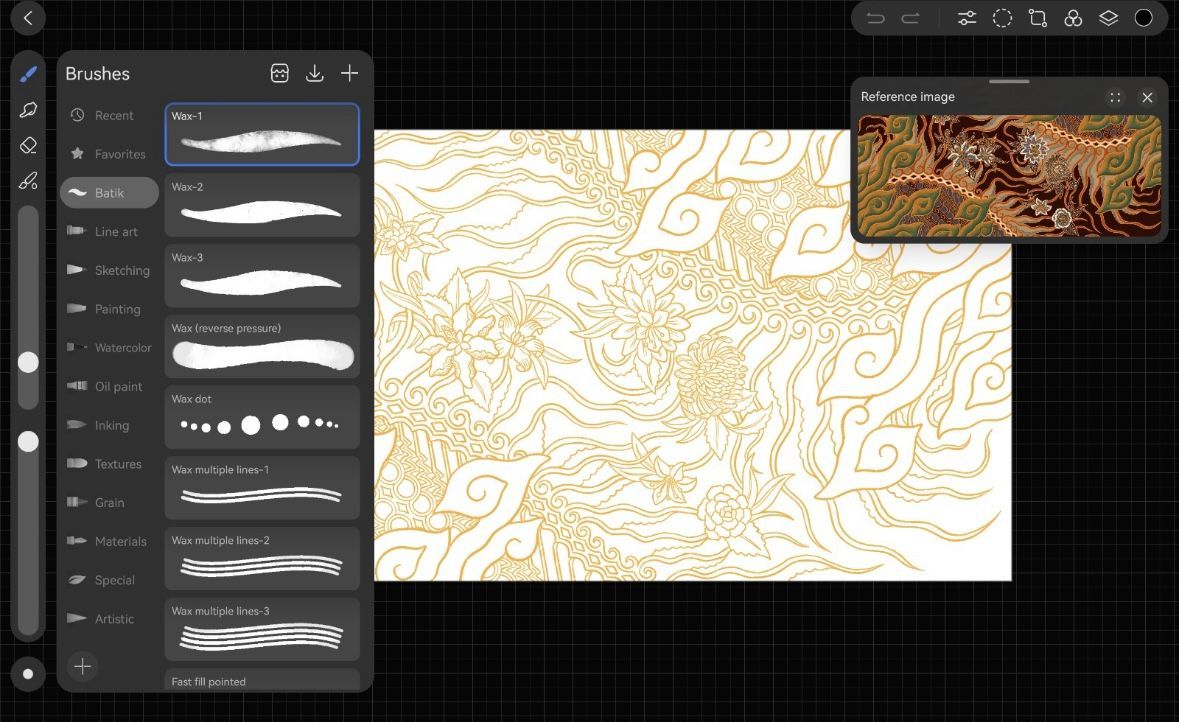 Cinta Indonesia, Kini Kamu Bisa Membatik di Tablet Pakai Canvas Digital
