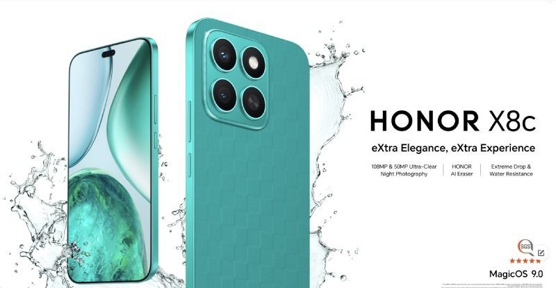 Honor X8c Bawa Layar 6,7 Inci AMOLED 120Hz, Snapdragon 685, dan Kamera 108MP OIS