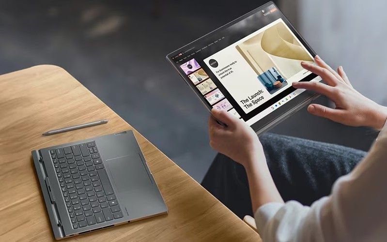 Lenovo ThinkBook Plus Gen 5 Hybrid: Bisa Jadi Laptop Windows dan Tablet Android