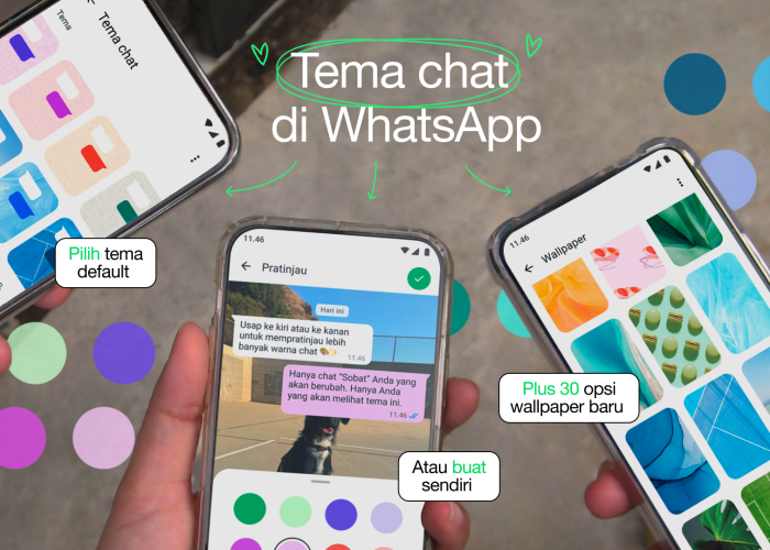 Tema Chat WhatsApp Kini Bisa Disesuaikan dengan Gaya Kamu, Begini Cara Pakainya