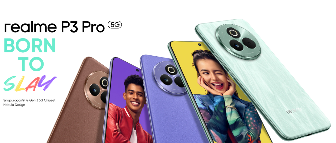 Realme P3 Pro 5G: HP Mid-Range Realme dengan Desain Futuristik, Snapdragon 7s Gen 3, dan Layar 90Hz!
