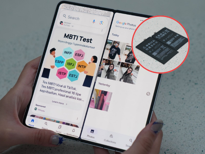 Oppo Find N5 Usung Baterai Tipis Seukuran Kartu ATM, Kuat Berapa Lama?