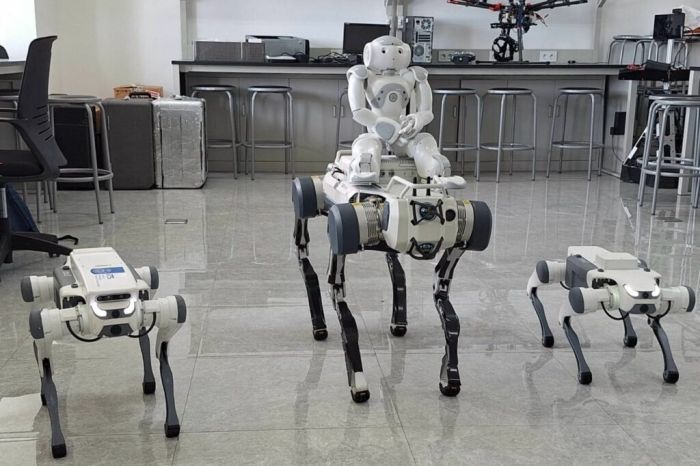 Robot Anjing Buatan ITS Ini Bisa Patroli Sendiri dan Paham Perintah Manusia