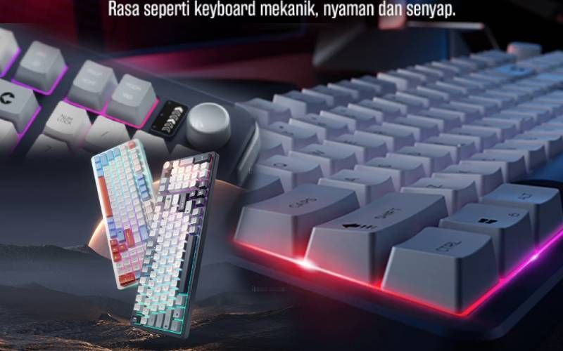 GAMEN GK300, Keyboard Stylish yang Nyaman Buat Ngetik, Kerja, dan Gaming!