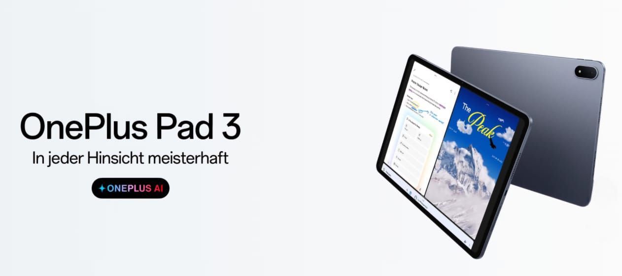 OnePlus Pad 3 Hadir, Tablet Tipis Berlayar Besar dan Performa Gahar untuk Segala Aktivitas!