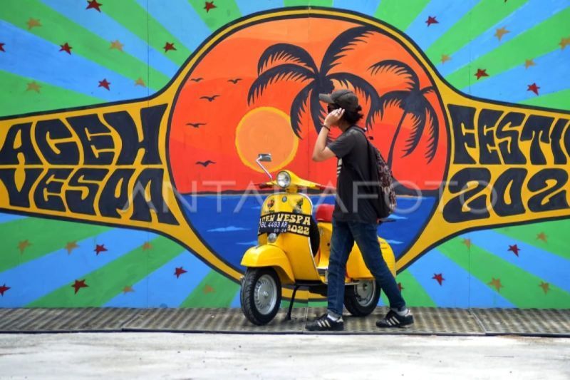 Komunitas Vespa se-Nusantara Ambil Bagian untuk Promosikan Wisata di Aceh