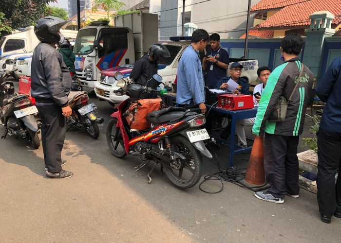 Catat! Ini 5 Lokasi Razia Tilang Uji Emisi di Jakarta Hari Ini