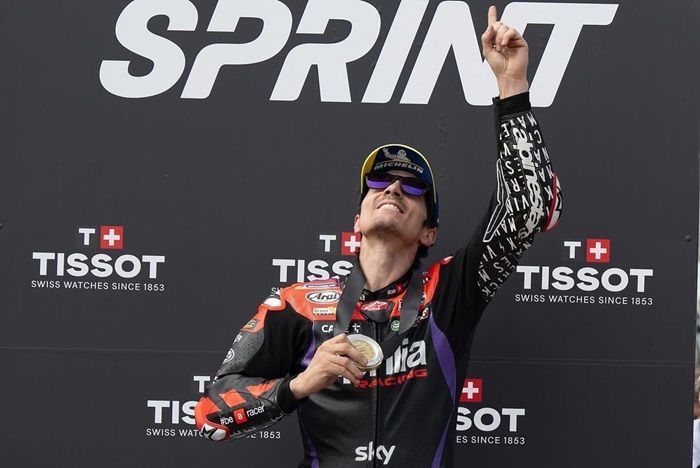Hasil Sprint Race MotoGP Portugal 2024: Bagnaia Oleng, Vinales Juara