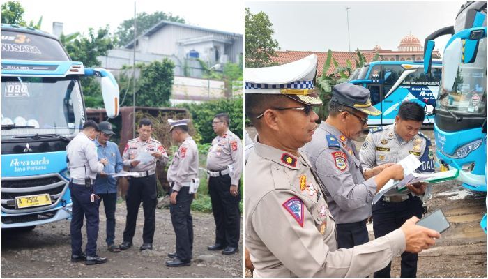 Polda Banten Gercep Sidak Pool Bus Pariwisata Buntut Maraknya Kecelakaan Bus, Apa Hasilnya?