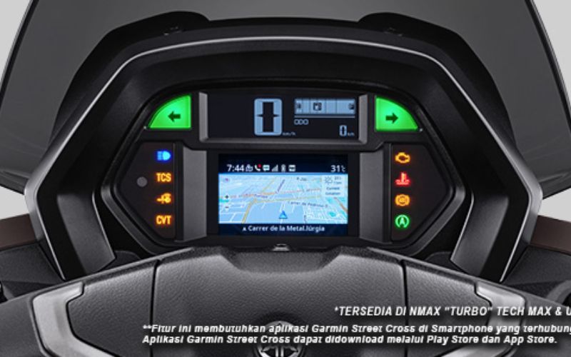 Daftar Fitur Canggih Yamaha NMAX Turbo 2024, Ada Maps dan Audio!