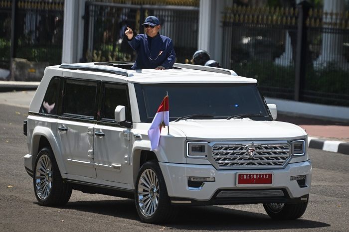 Mobil 'Maung Garuda', Kendaraan Tempur yang Dipakai Prabowo usai Dilantik Jadi Presiden RI