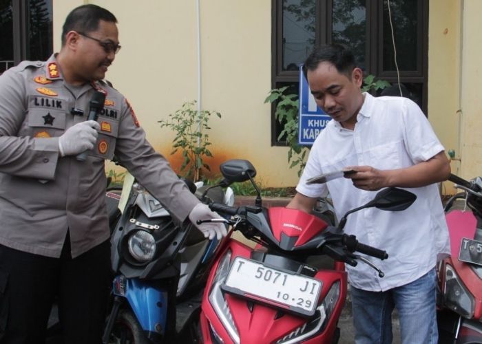 Motor-Motor yang Dicuri Komplotan Curanmor Akhirnya Balik Lagi, Warga Tegalsari Purwakarta Semringah