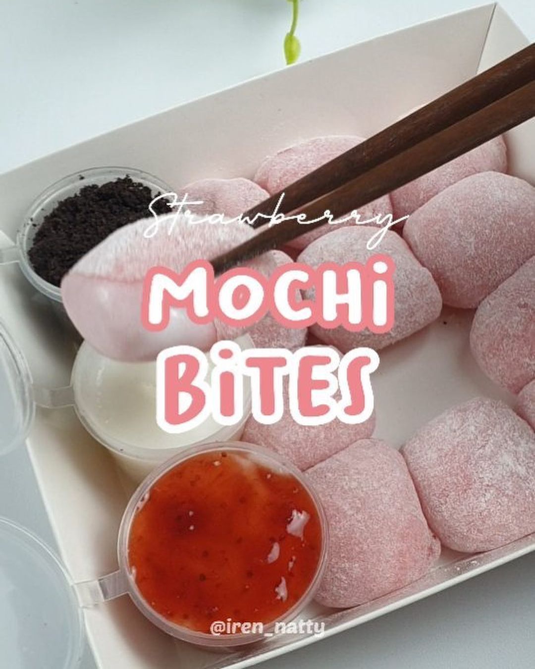 Resep Stawberry Mochi Bites, Manis dan Lembut di Mulut! 