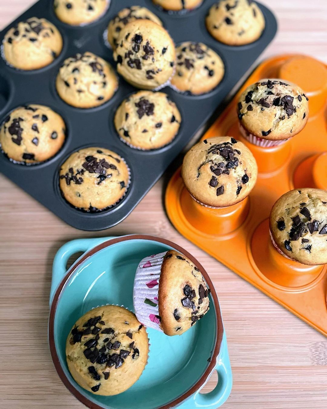 Resep dan Cara Membuat Chocolate Chip Muffin Lembut dan Anti Gagal 