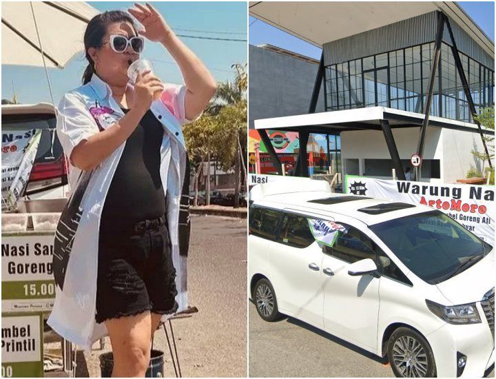 Viral Enci-Enci Dagang Nasi Langgi Pakai Alphard di Ponorogo, Netizen Sibuk Spekulasi