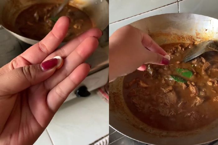Viral Masak Rendang Pakai Obat Sakit Kepala Biar Daging Cepat Lembut, Netizen: Biar Gak Pusing Gitu?