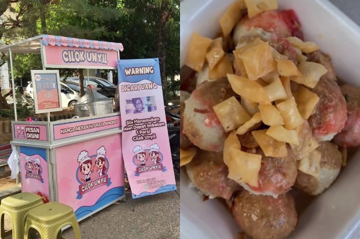 Rombongan Cilok di Sumenep Ciptakan Strategi Pemasaran dengan Papan Promosi Unik