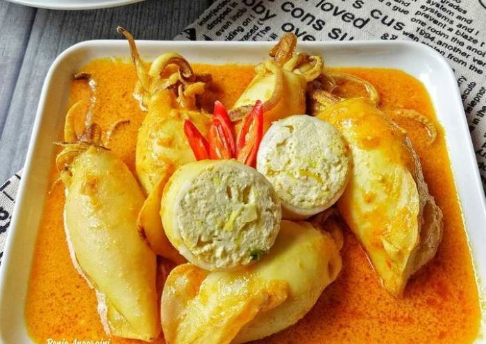 Cara Membuat Gulai Cumi Isi Tahu, Ini Resep Lengkapnya!