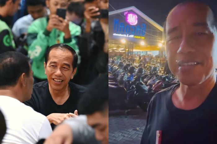 Viral, Momen Presiden Jokowi Santai Nikmati Makan Malam di Kedai Mie Gacoan