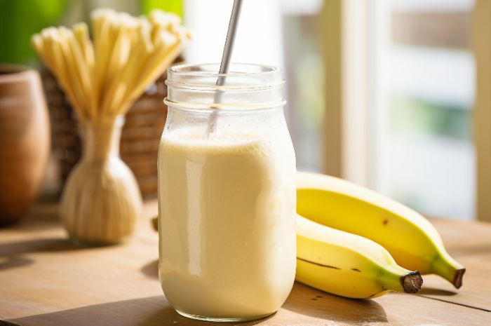 Resep Korean Banana Milk Viral hanya 5 Menit