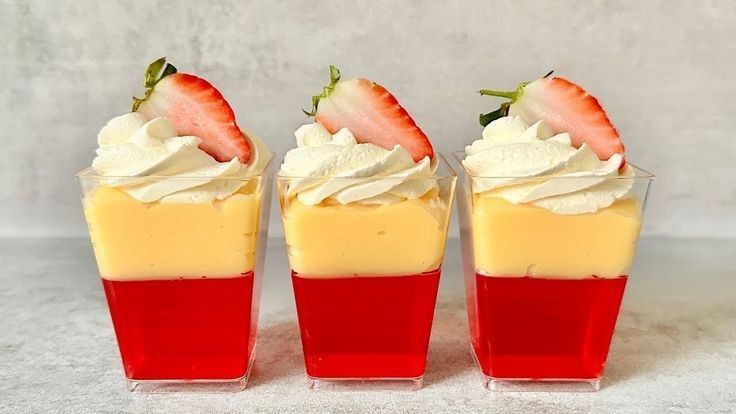 Resep Puding Stroberi Vla Susu Keju, Camilan Sore yang Mudah dan Praktis